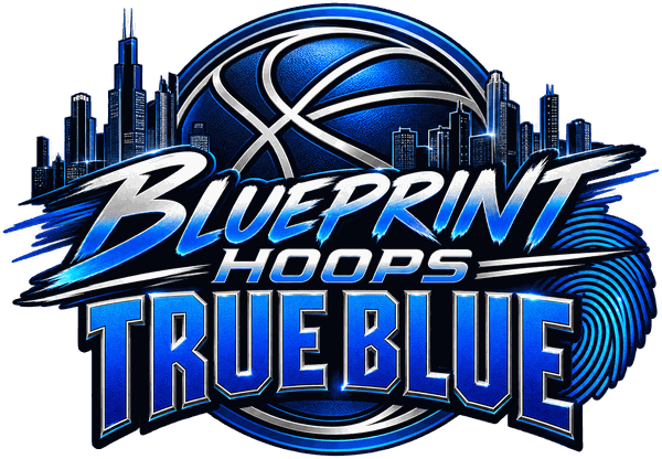 BLUEprint Hoops TRUE BLUE logo